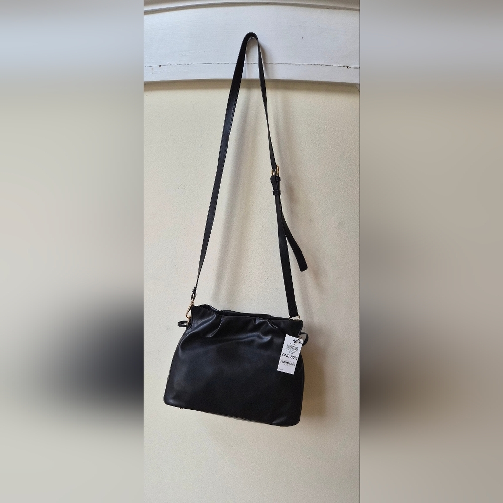 Classic Black Crossbody Shoulder Bag